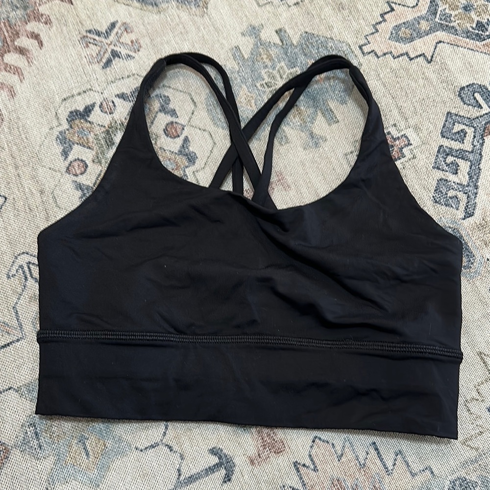 lululemon energy bra long line sz 6
